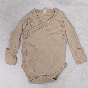 Quincy Mae Newborn Onesie -- Neutral Blush